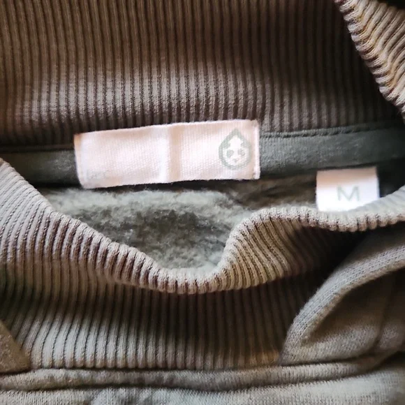 Tasc Green Mockneck Hoodie Womens Size M - Picture 2 of 7